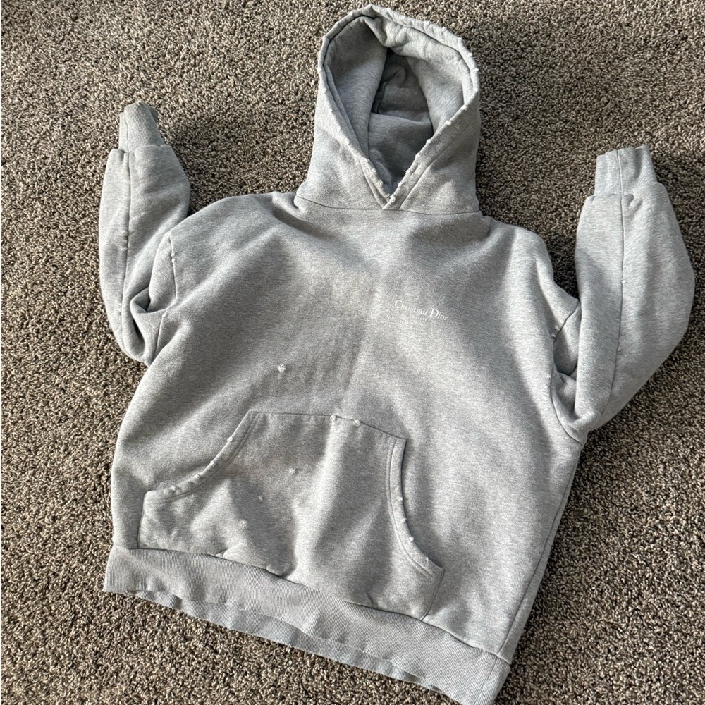 Grey Dior hoodie